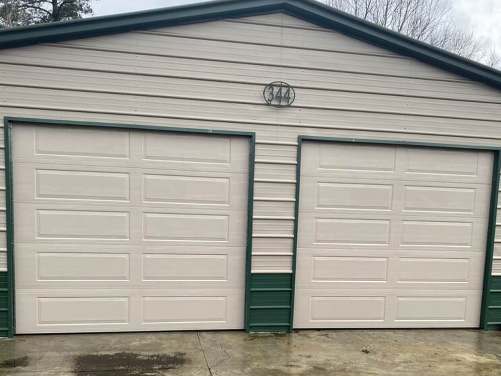 New home garage door installation in Thomaston