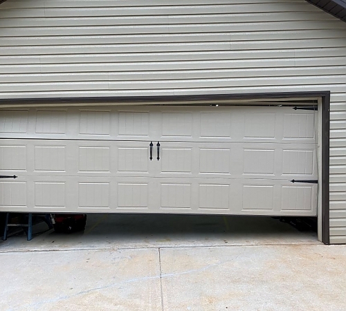  Garage door repair for crooked door