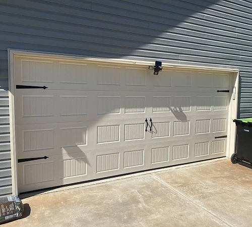  After photo of garage door